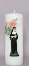 Sainte Rita candle. Sainte Rita candle.